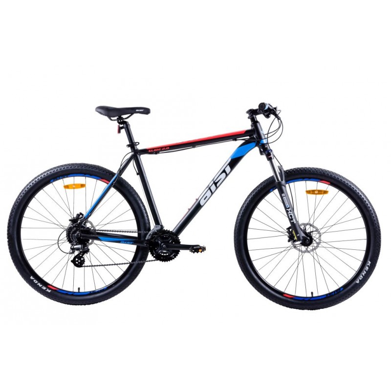Велосипед горный Аист SLIDE 2.0 29 2020 (размер 21,5 черно-синий)